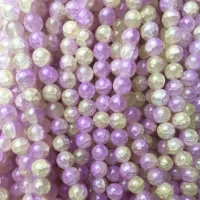 10 мм нефритово измельченный/розовый желтый градиент половина фунта