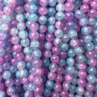 10 мм нефрита измельченного/облачного синего фиолетового градиента/половина фунта упаковки