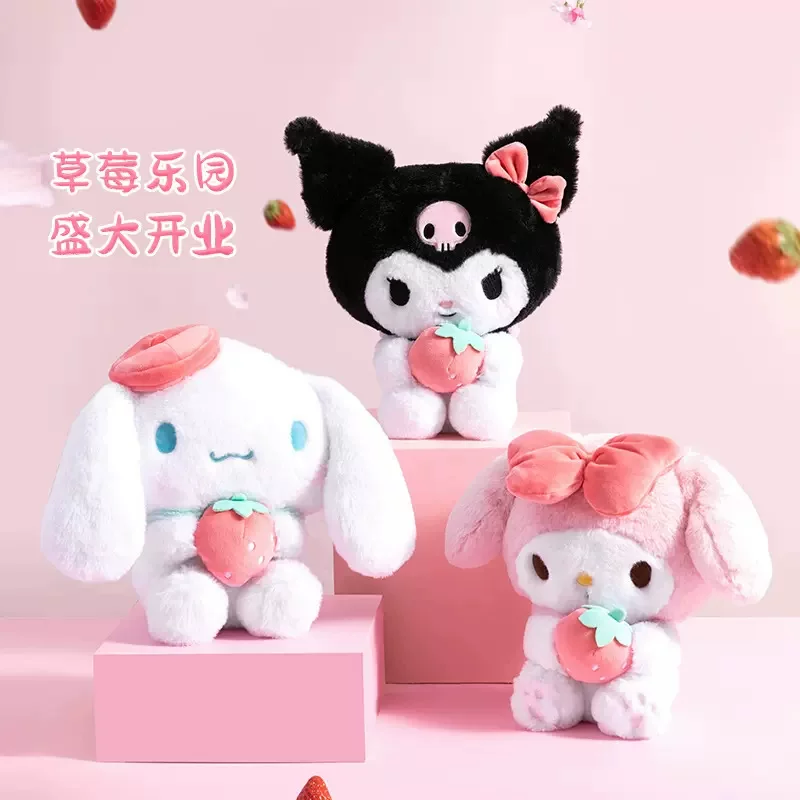 Miniso, санрио, клубника, корректор осанки, плюшевая кукла, игрушка