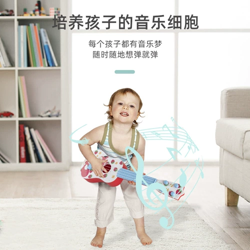 Укулеле с партитурой, мультяшная игрушка для начинающих, гитара, скрипка