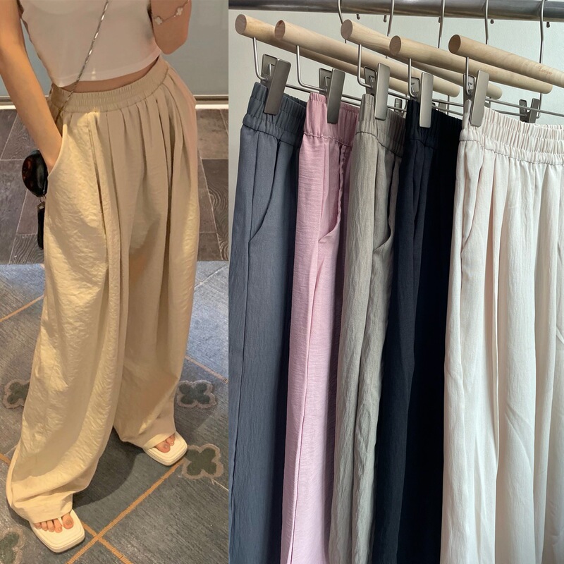 Isaka Loose Pleated Textured Casual Japanese-Style Tencel Wide-Leg Pants for Women, Yamamoto-Style Pants for a Lazy, Relaxed Walk Isaka Loose Pleated Textured Casual Japanese-Style Tencel Wide-Leg Pants for Women, Yamamoto-Style Pants for a Lazy, Relaxed Walk