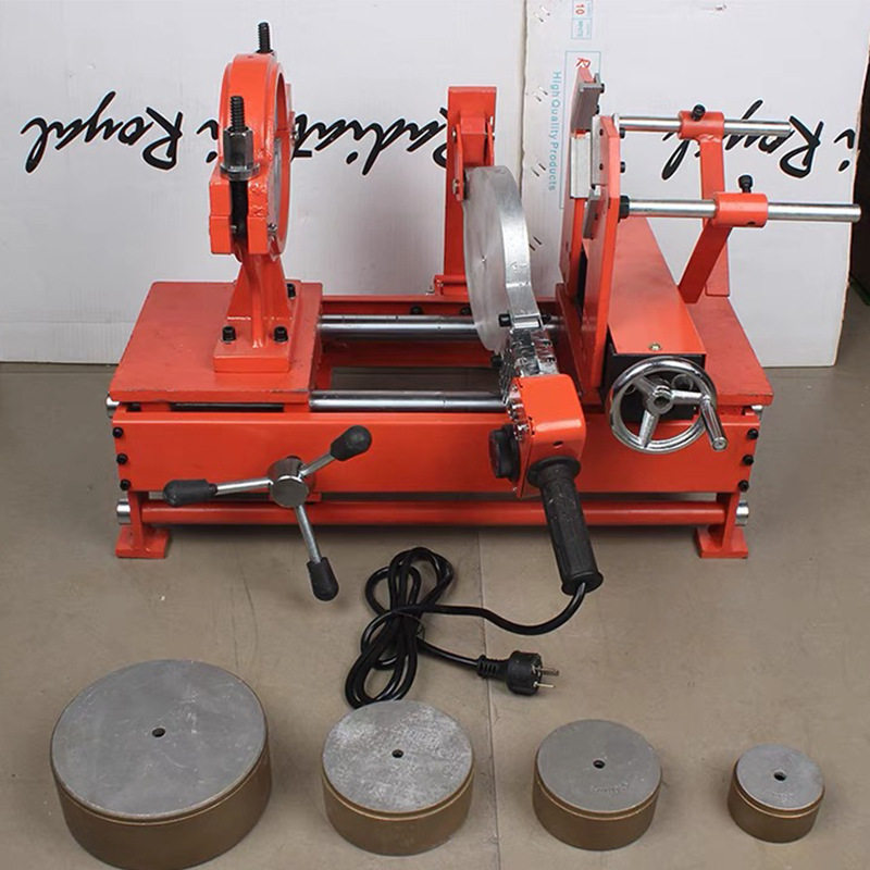 63-160 Underhead Pr pipe butt welding machine pe pipe welding machine plastic pipe welding machine hot melt fitting die head-Taobao