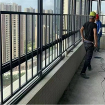 Shenzhen supplies air conditioning guardrails residential window guardrails zinc steel aluminum alloy air conditioner outdoor unit guardrails real estate construction sites