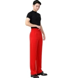 Весенние летние штаны, высокая талия, свободный прямой крой