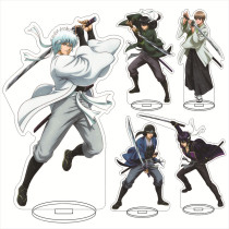 Gintama Acrylic Daidai Shinsuke Sugi Sakata Gintoki Katsura Kotaro Kagura Acrylic Ornaments