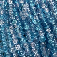 8 мм нефрита измельченного/синего и белого градиента полуфунта упаковки