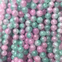 10 мм нефритово измельченный/зеленый порошок градиент полу фунта