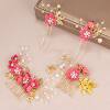 European and American elegant temperament multi-color flower hair comb hairpin set foreign trade hot-selling exquisite comb bridal headwear