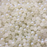 Стеклянный браслет из бисера ручной работы из белого нефрита, 10mm, цветочный принт, DIY