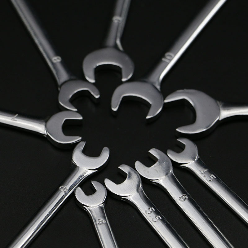 Mini-opening plum-blossom double-purpose wrench 4-11mm male system ultra-thin small wrench Ying system with extremely thin wrench thickness 3-Taobao