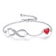 European and American ins jewelry, fashionable and simple 8-character bracelet, women's niche design, love, trendy and personalized hand jewelry