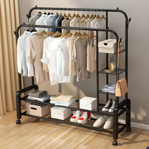 Clothes hanger floor balcony Home Sun Clothes Rack Removable Bedroom Multilayer Cloister Holder Indoor Simple Clotheshorse