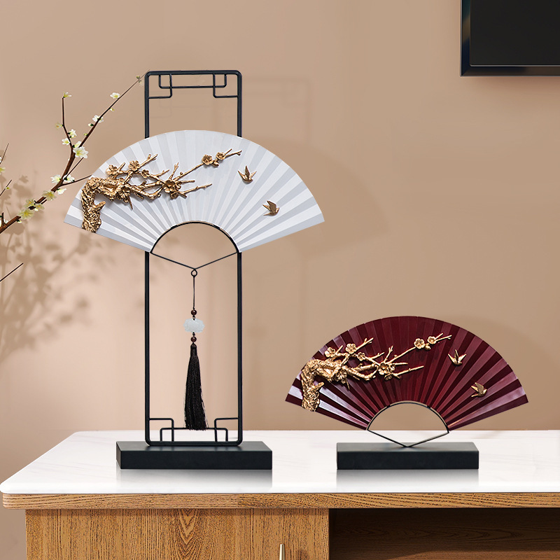 New Chinese-Style Ornaments with a Zen-Inspired Creative Design, Featuring a Modern Ancient Style for Model Rooms, Study Rooms, Living Rooms, Entryways, and Home Decor