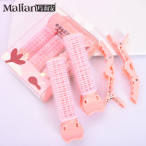 Marianne curling iron 4-piece set air bangs crocodile clip nylon Velcro clip DIY curling clip 1752