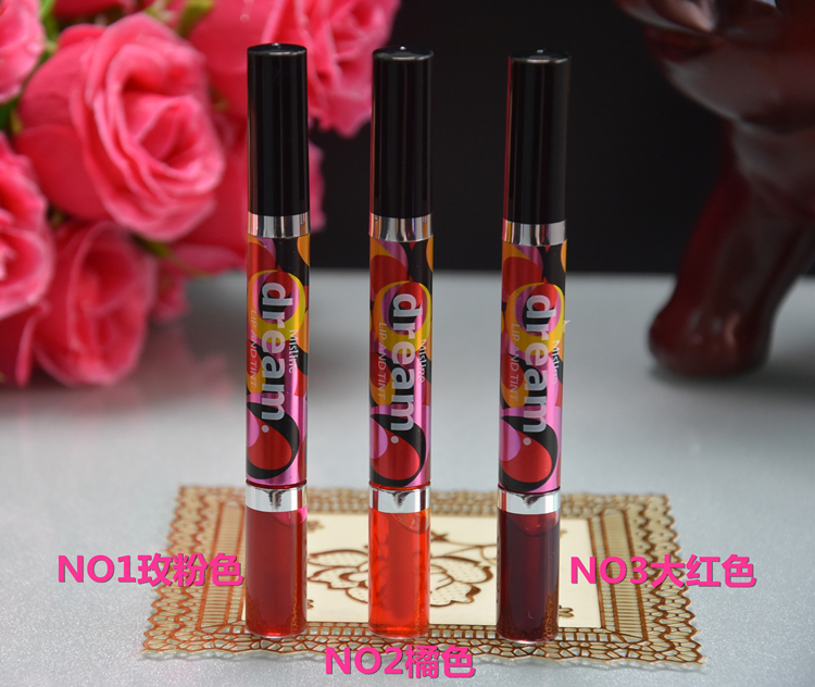 Thái Lan chính hãng Mistine cắn môi màu môi trang điểm môi mật ong men nhuộm môi lỏng màu son môi son môi đôi đầu không tẩy