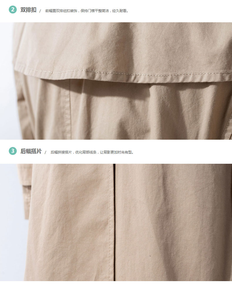 Trench pour femme INMAN   en Coton en Coton - Ref 3227912 Image 31