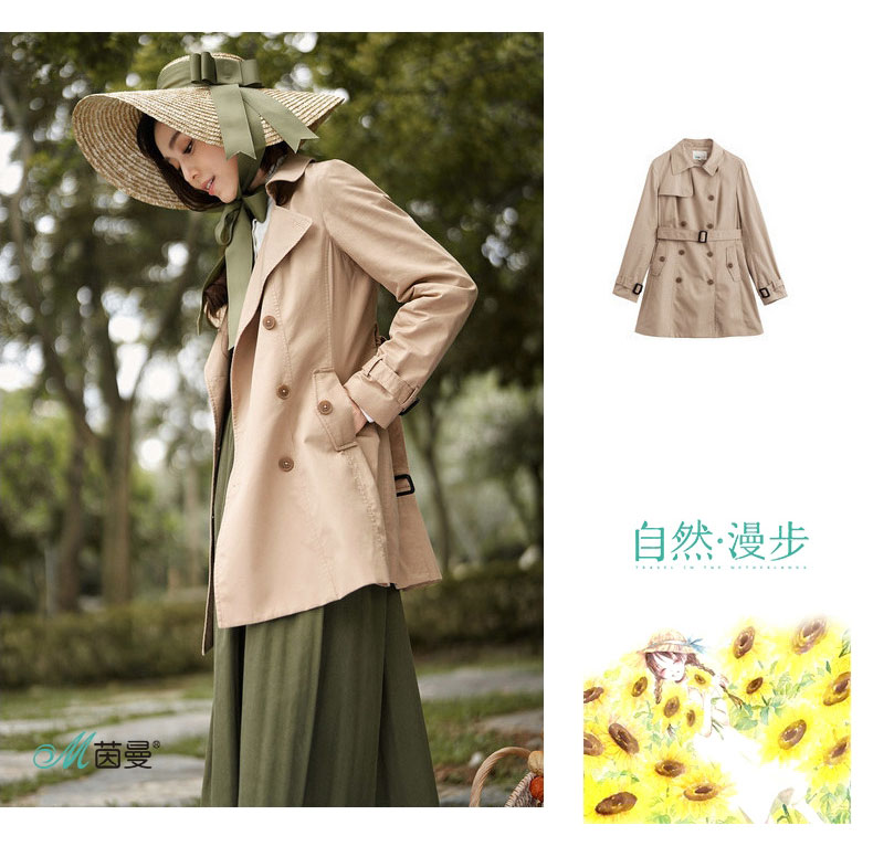 Trench pour femme INMAN   en Coton en Coton - Ref 3227912 Image 12