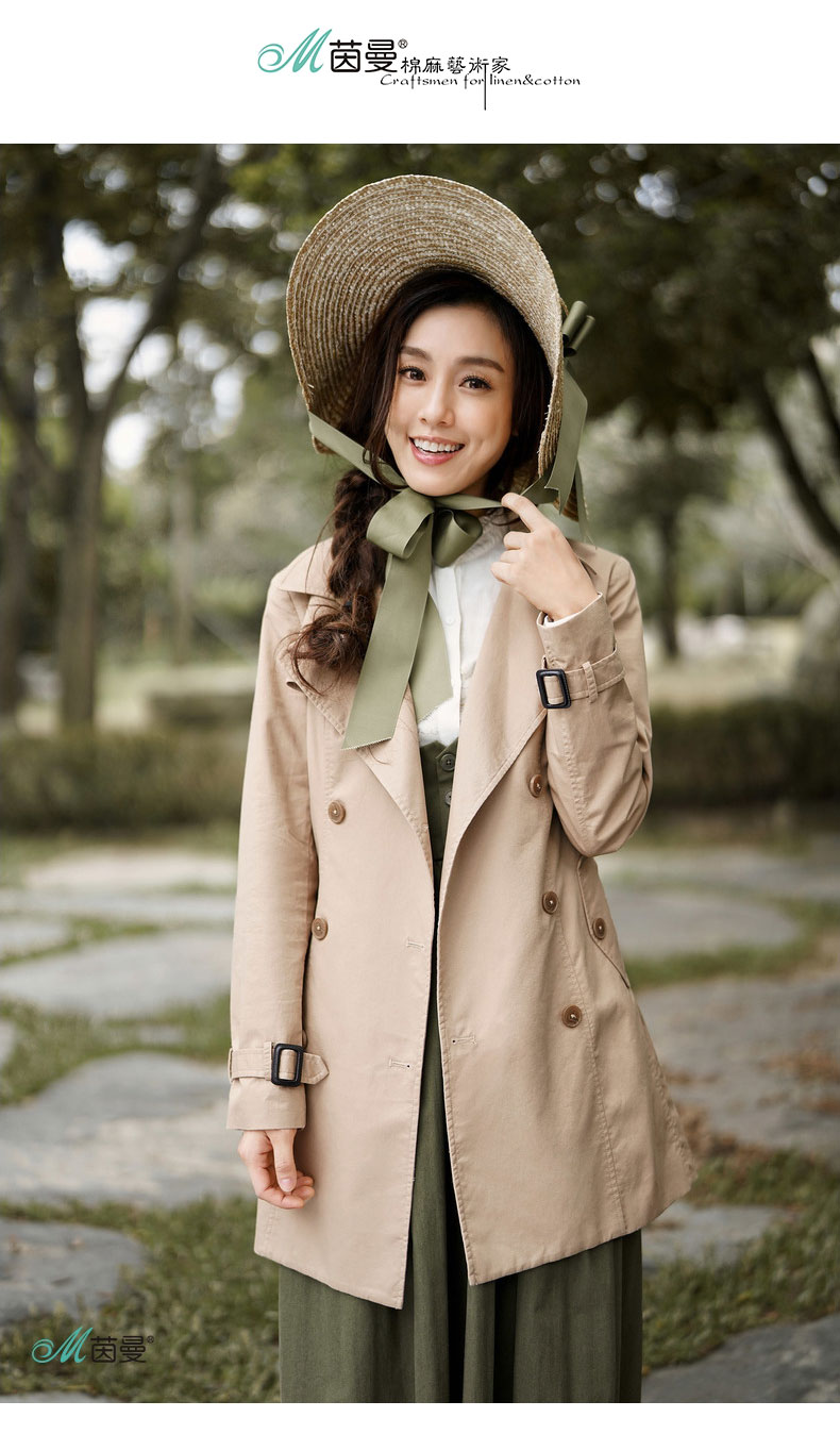 Trench pour femme INMAN   en Coton en Coton - Ref 3227912 Image 7