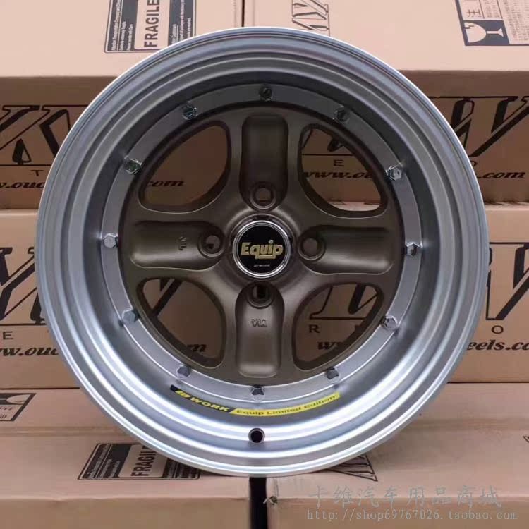 W-EQUIP 40 Jetta FIT Santana Poussin AE86 Gore F0 Sai EK3 nổ mìn rùa ném cạnh 15 inch bánh xe