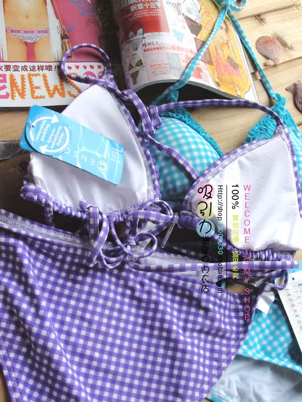 Miễn phí vận chuyển! Châu Âu đơn dây đeo bikini bikini đồ bơi mùa xuân nóng bãi biển ren lưới tinh khiết - Bikinis áo tắm cao cấp