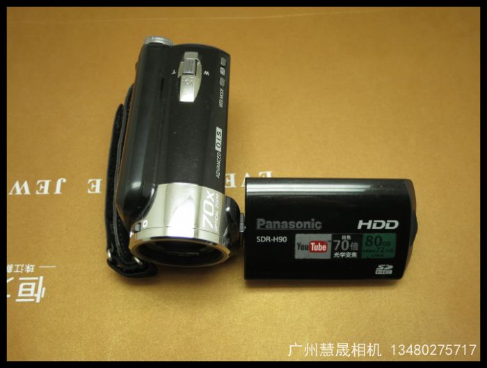 Panasonic Panasonic SDR-H90GK phổ biến chuyên nghiệp kỹ thuật số độ nét cao của người tiêu dùng camera DV nóng đen - Máy quay video kỹ thuật số máy quay camera