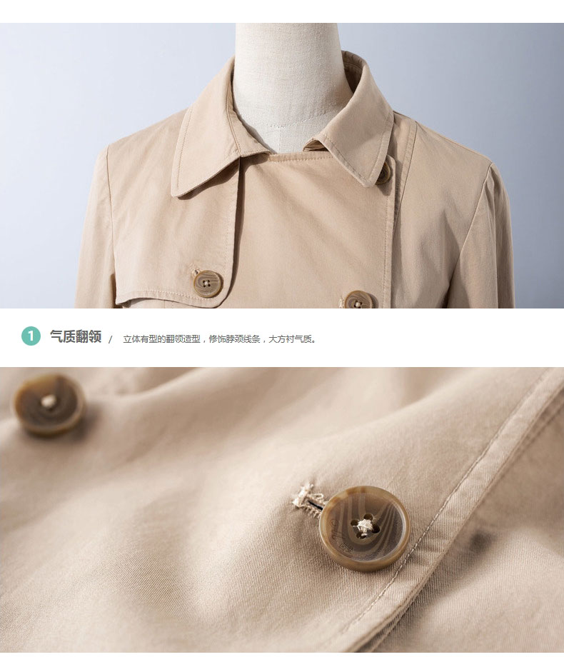 Trench pour femme INMAN   en Coton en Coton - Ref 3227912 Image 30