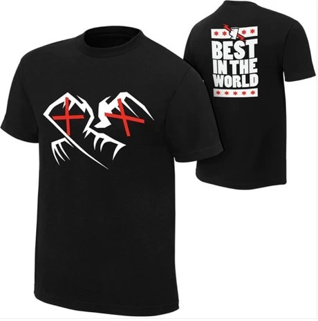 Giải phóng mặt bằng áo thun ngắn tay WWE Senna Randy Orton RKOCM Punk 3H áo thun nam có cổ