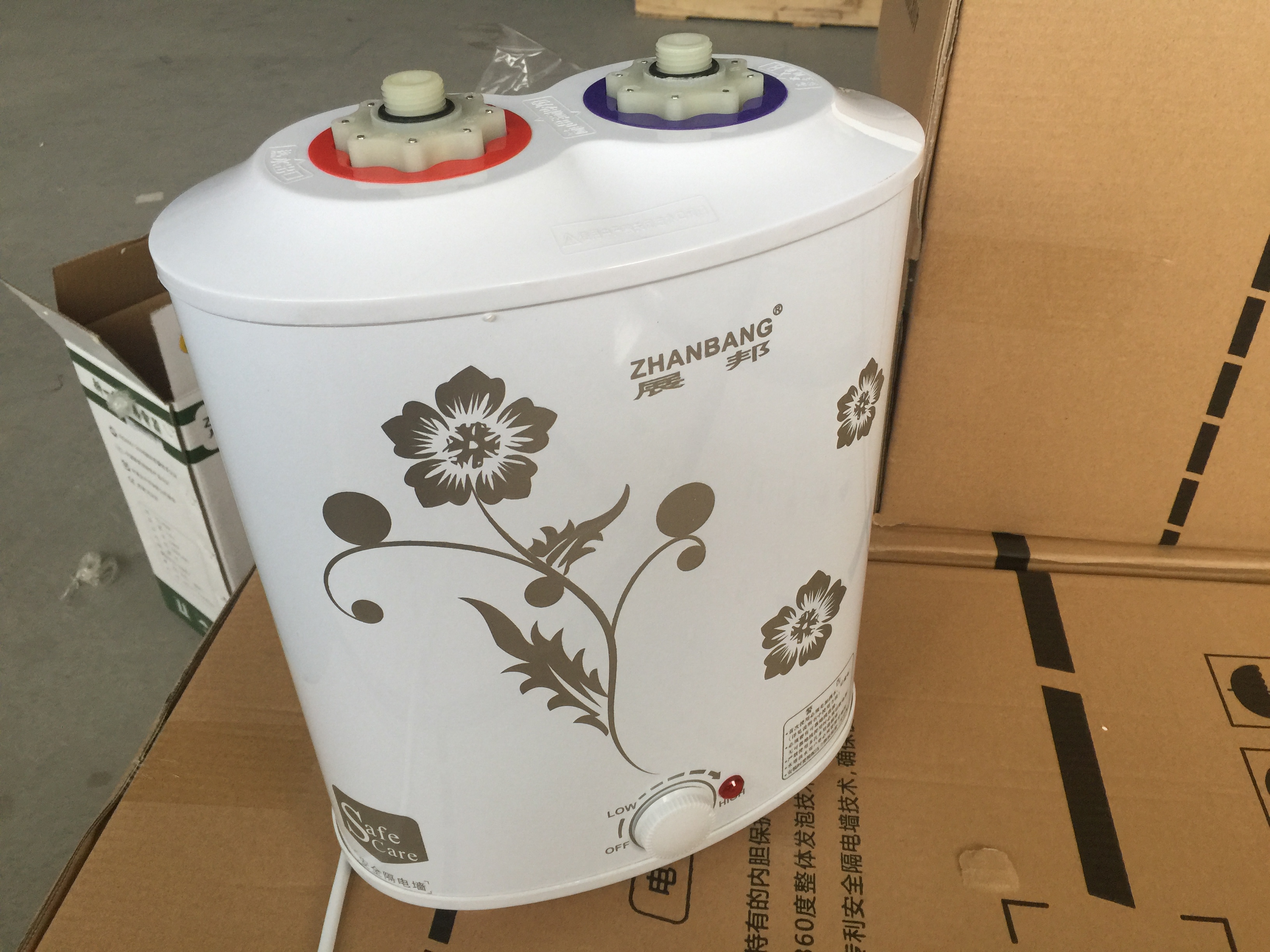 nóng lạnh ariston Thương hiệu Zhanbang loại nước trữ nước lít 6 lít 7L 8 lít bếp nước nóng kho báu nhà bếp rửa chén rửa tay rửa rau - Máy đun nước máy nóng lạnh năng lượng mặt trời