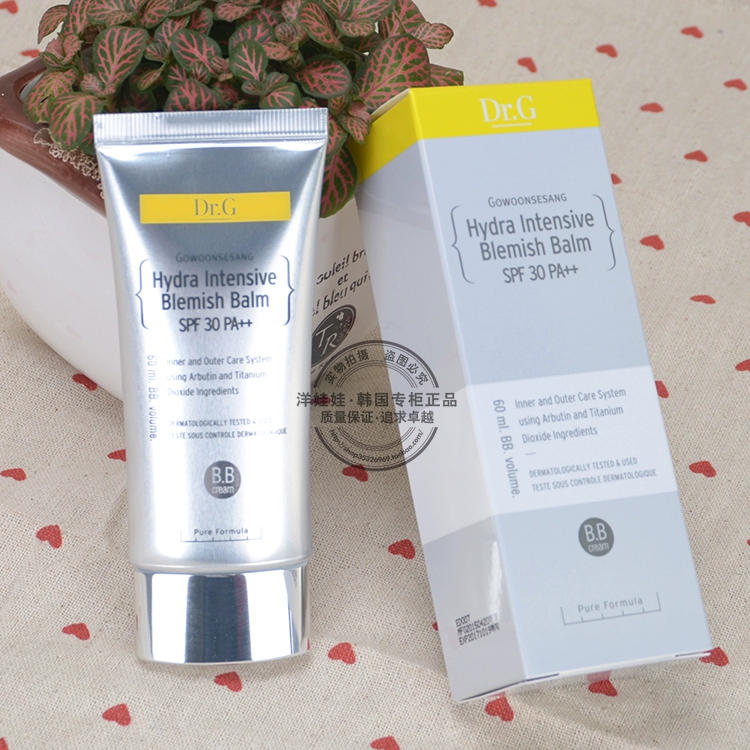 Salsa Authentic Korea Dr.G đa chức năng đầy đủ mẫu BB cream mẫu 20ml che khuyết điểm trang điểm nude cách ly mạnh mẽ drg kem nền chống nắng
