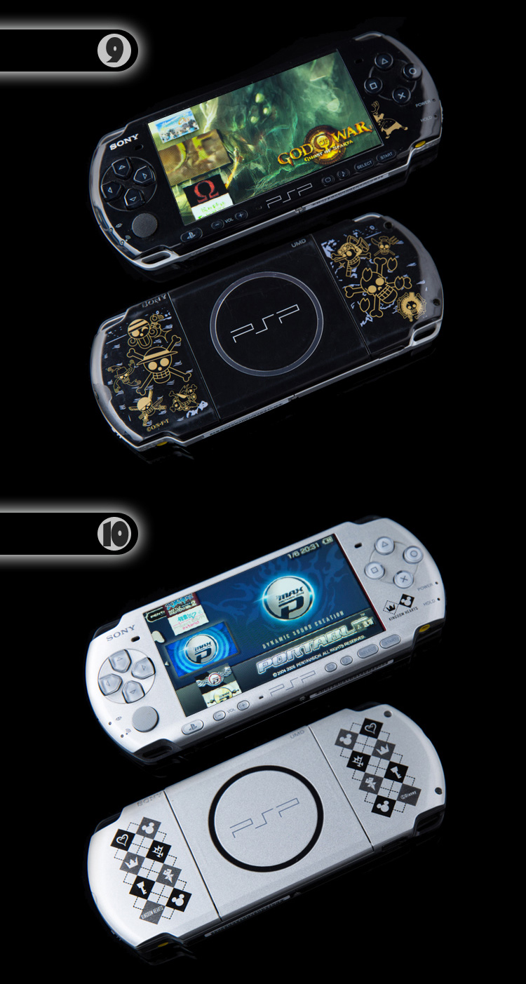 Bảng điều khiển trò chơi Psp3000 gốc PSP3000 psp máy chủ cầm tay arcade GBA FC trò chơi được tải sẵn máy chơi game cầm tay cổ điển