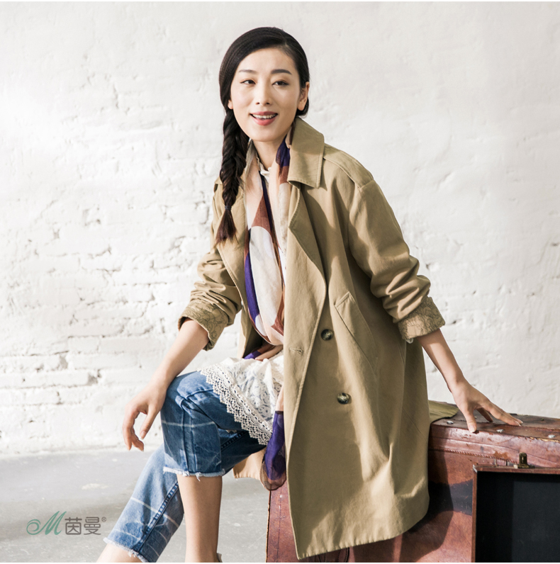 Trench pour femme INMAN   en Coton en Coton - Ref 3227142 Image 26