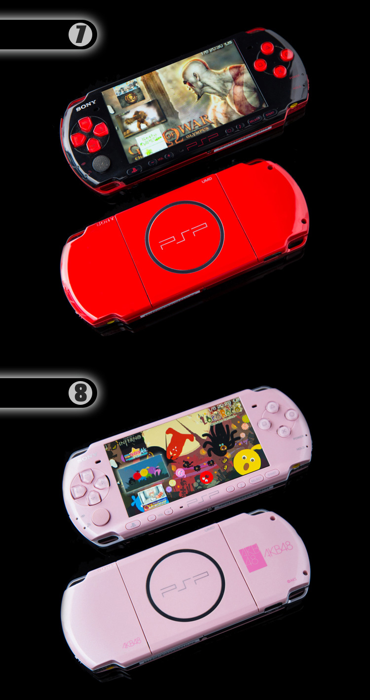 Bảng điều khiển trò chơi Psp3000 gốc PSP3000 psp máy chủ cầm tay arcade GBA FC trò chơi được tải sẵn máy chơi game cầm tay cổ điển