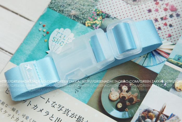 * nhà xanh * cửa hàng tạp hóa sáng tạo túi hành lý xách tay dây buộc - Phụ kiện hành lý thay tay kéo vali