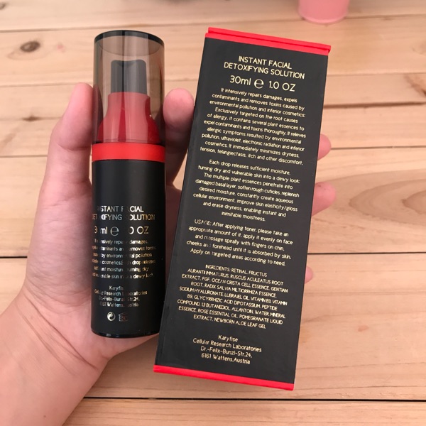 Hàng hóa cao cấp! Kelly Fisher's Facial Ngộ độc viện trợ đầu tiên Sửa chữa chất lỏng cho Blood Blood Serum Essence 30ML tinh chất cc melano