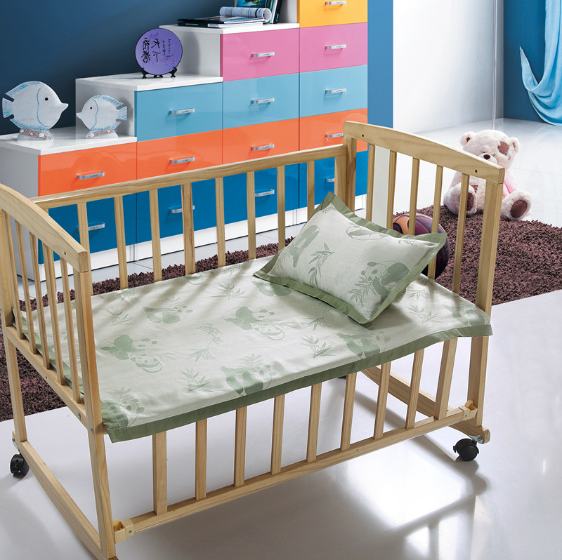 Lennon một khuếch tán mềm sợi tre mat tấm giường áp dụng gối gia đình của bốn đứa con ba người già có thể được chia thành bắn nhiều màu - Thảm mùa hè chiếu trúc 1m8x2m