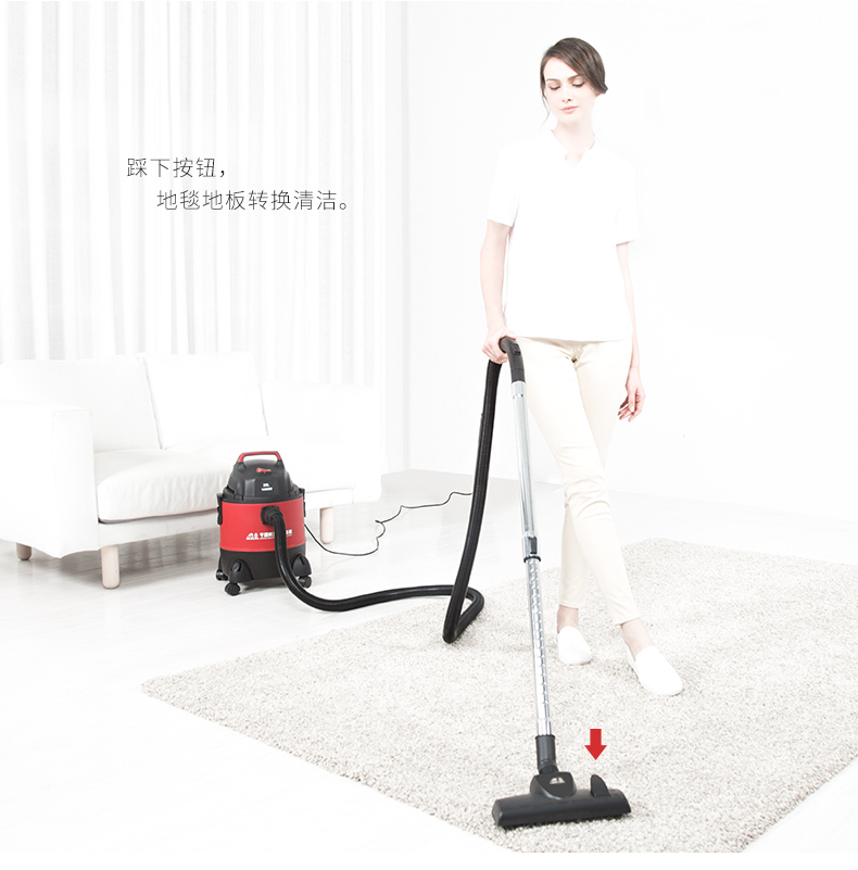 Máy hút bụi gia đình mạnh mẽ, thảm điện mạnh mẽ cầm tay khô và ướt máy mini công nghiệp D-807 - Máy hút bụi may hut bui cam tay