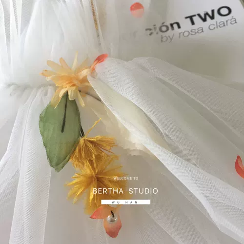 Bertha Оригинальные перчатки ручной работы, аксессуар, расшито цветами