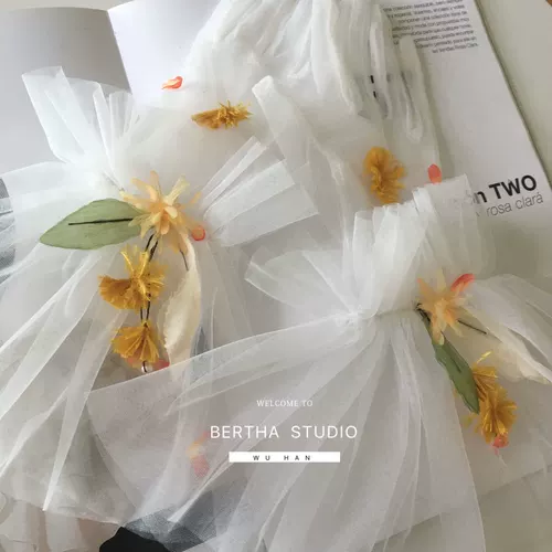 Bertha Оригинальные перчатки ручной работы, аксессуар, расшито цветами