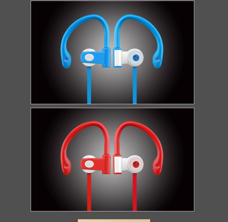 Hangfd stereo tai móc xoay 3,5 điện thoại thông minh máy tính MP3 tai nghe thể thao phổ hi-fi - Phụ kiện MP3 / MP4 núm tai nghe bluetooth