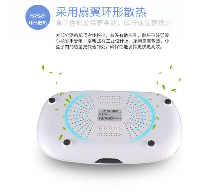 Amoi Amoi L8 lõi tứ mạng không dây HD set-top box Android TV box player 4Kwifi thiết bị phát wifi
