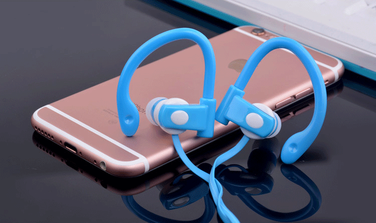 Hangfd stereo tai móc xoay 3,5 điện thoại thông minh máy tính MP3 tai nghe thể thao phổ hi-fi - Phụ kiện MP3 / MP4 núm tai nghe bluetooth