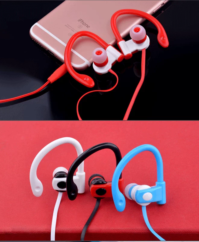 Hangfd stereo tai móc xoay 3,5 điện thoại thông minh máy tính MP3 tai nghe thể thao phổ hi-fi - Phụ kiện MP3 / MP4