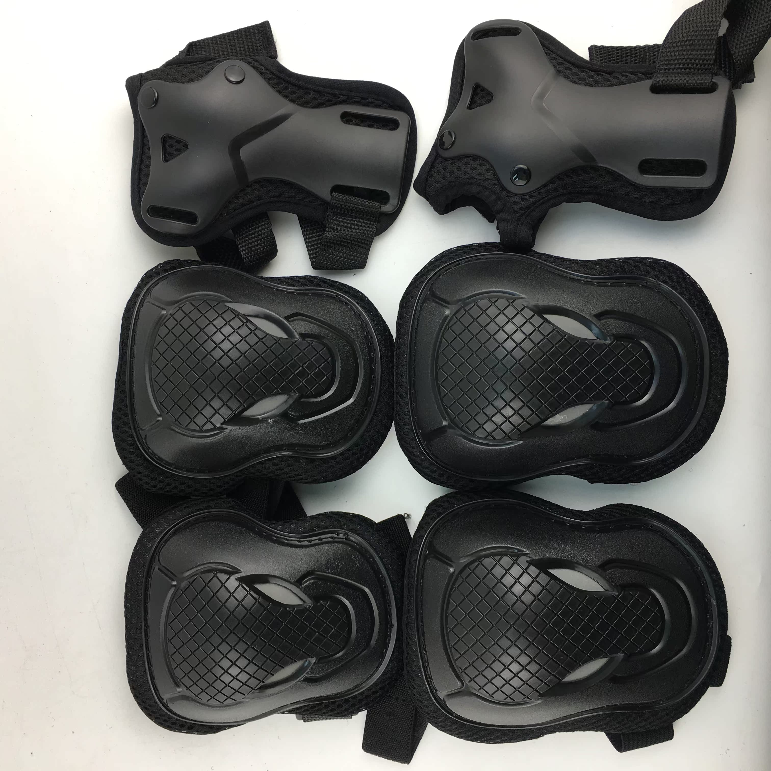 Giày trượt con lăn đồ bảo hộ giày trượt tay guards cổ tay miếng đệm đầu gối sáu bộ của skateboard thể thao mạo hiểm phù hợp với bảo vệ ván trượt thông minh