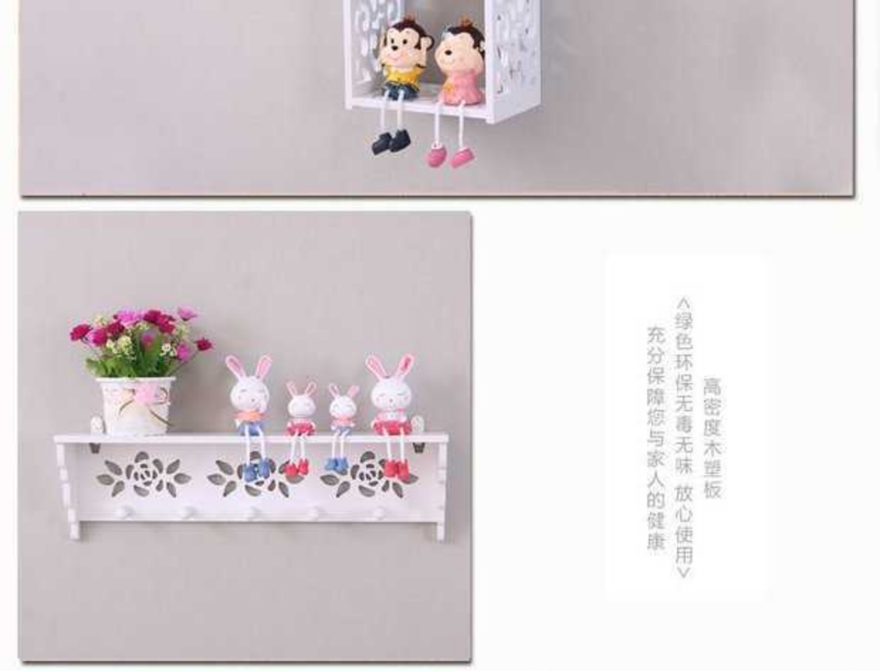 Đơn giản hiện đại kệ tường kệ lớp treo tường phòng ngủ treo tường trang trí tường đồ nội thất miễn phí đấm khung sắt trang trí