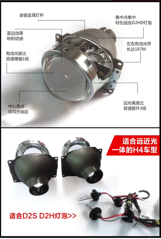 Ống kính xe máy Q5 Thiên thần mắt quỷ mắt Xenon Đèn sửa đổi 3 inch ống kính đôi ống kính mắt cá Xenon 	đèn pha led 7 màu cho xe máy