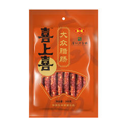 五丰喜上喜腊肠广式腊肠大众腊肠肥瘦均匀煲仔饭配菜腊味香肠200g