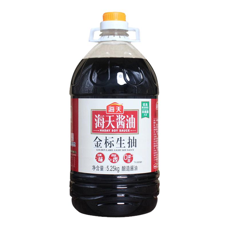 海天金标生抽5.25kg整箱批发商用