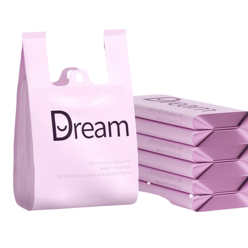 筱颖紫色Dream背心式垃圾袋家用手提式厨房食品专用加厚塑料袋