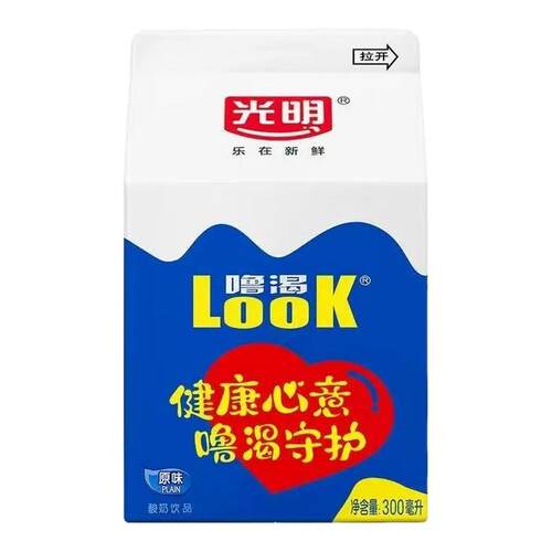 光明LOOK噜喝酸奶饮品原味 300ml-BY