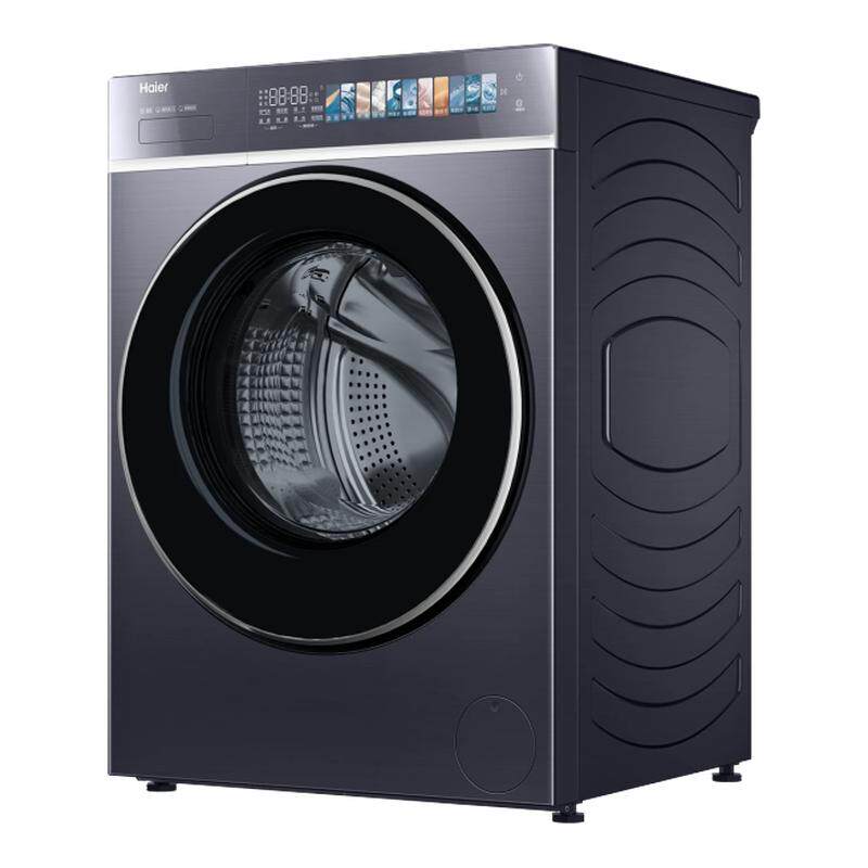 以旧换新|海尔滚筒洗衣机家用全自动超薄10kg云溪578洗烘脱一体